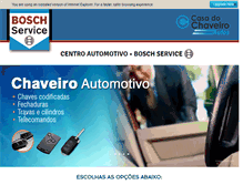 Tablet Screenshot of casadochaveiroautos.com.br